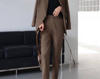 Women Oversized Blazer and Tailor made Pant Set Formal Suit Made to Measure