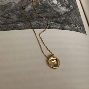 Gold Plating Personality Irregular Concave Convex Necklace Clavicle Chain Necklace For Women