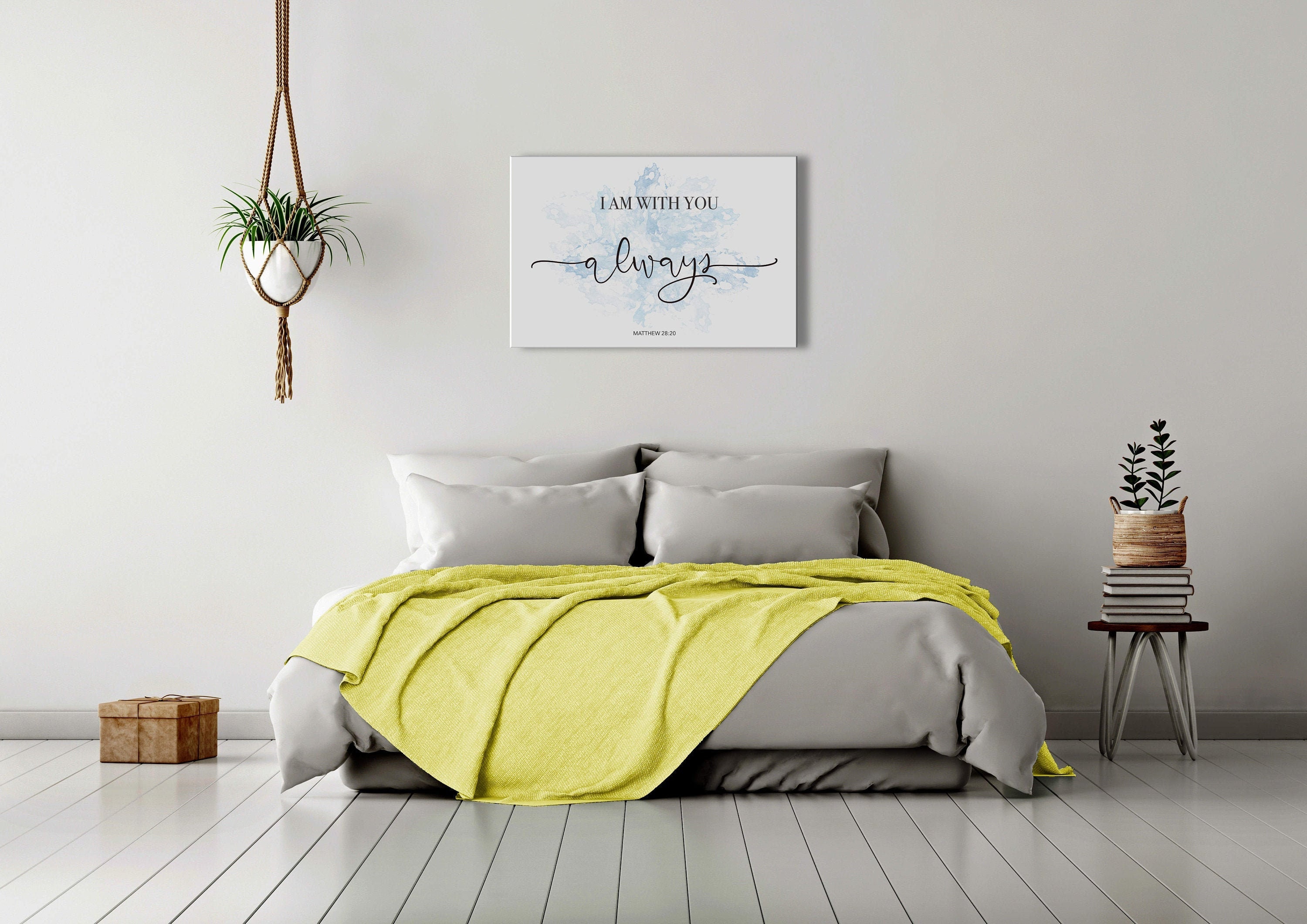 Christian Canvas Wall ArtWall DecorCustomLarge Wall Etsy