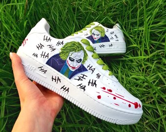 custom joker nike air force 1s