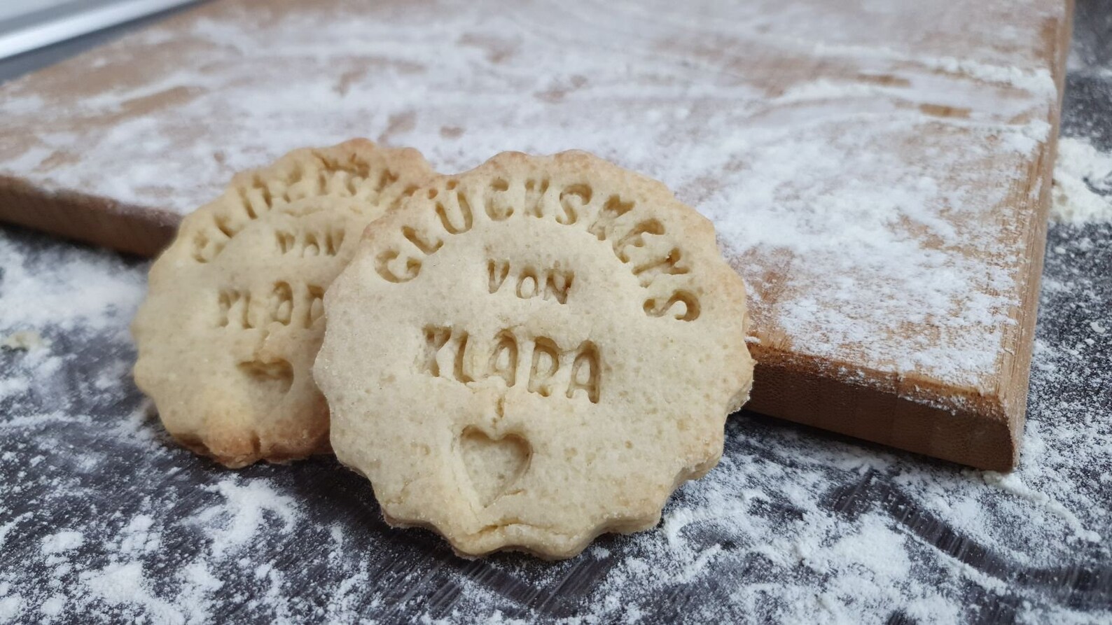 Biscuit stamp personalised Cookies Lucky biscuits by Etsy