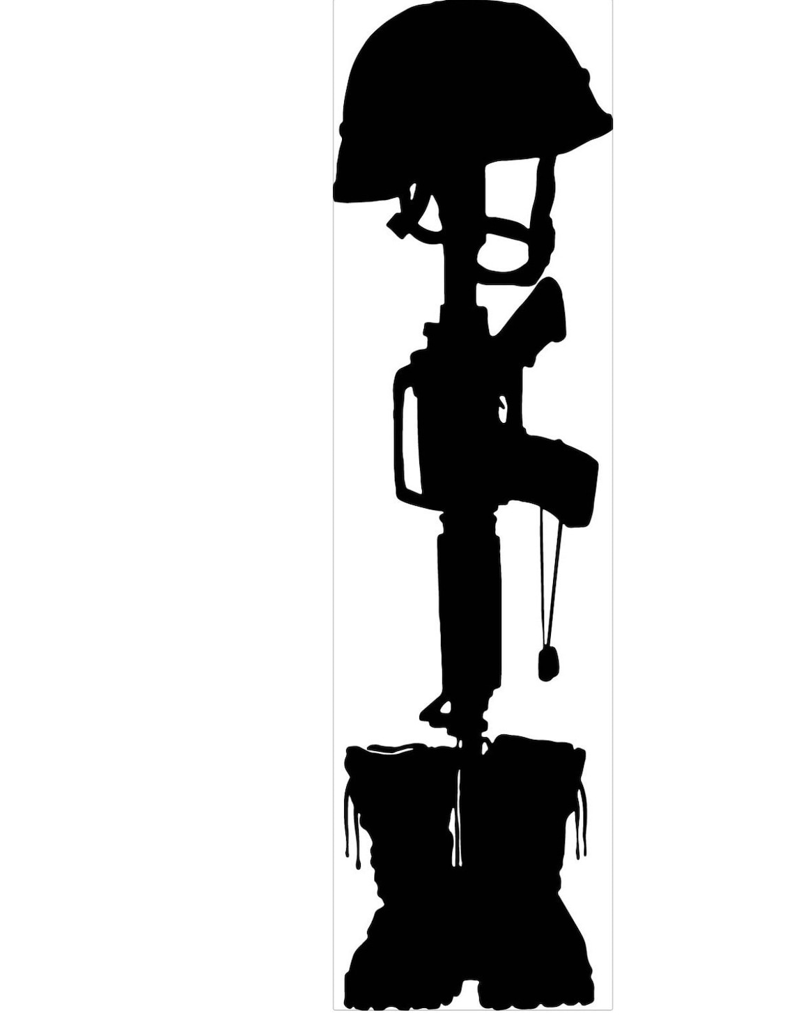 MILITARY Memorialhelmet, Rifle, Boots Etsy