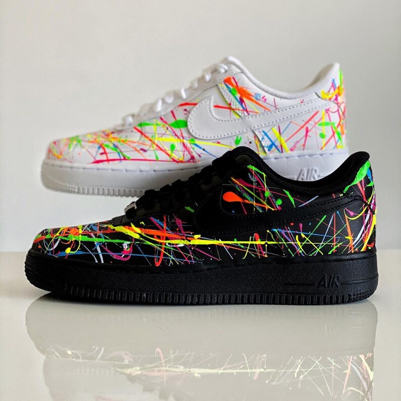 air force 1 with neon
