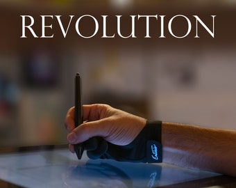 Revolution Artist Glove for Tablets and Touch Surfaces (Apple iPad, Microsoft, Samsung, Wacom, etc.)