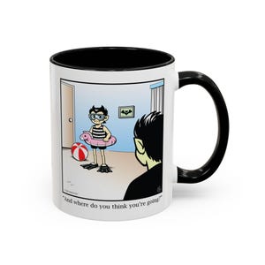 Beach Vampire Comic Mug