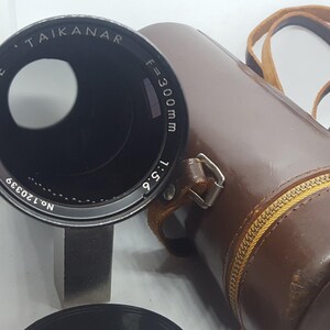 Tele Taikanar 300mm F5.6 T/T2 Mount Preset Prime Lens w/ CASE