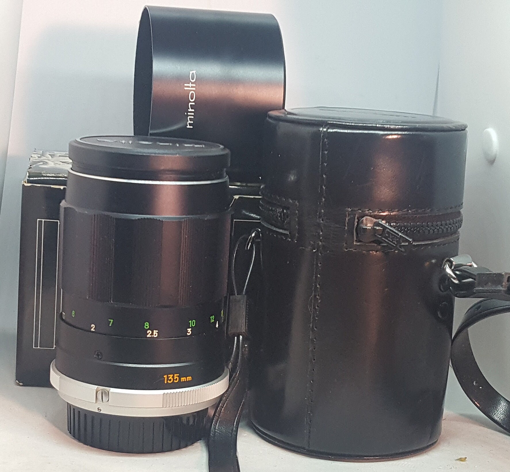 Vintage Minolta MC Tele Rokkor QD 135mm F/3.5 Prime Lens W