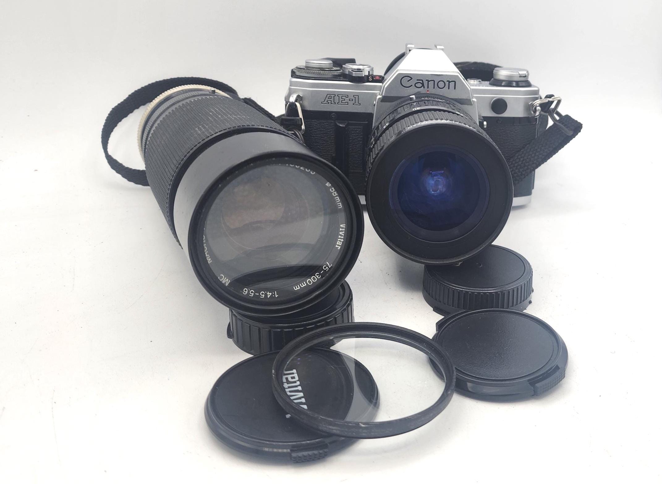 フィルムカメラCanon Nicon等 清掃済み 動作確認済み vintage CANON (キャノン) 望遠鏡型カメラ PowerShot ZOOM 2110万(総画素