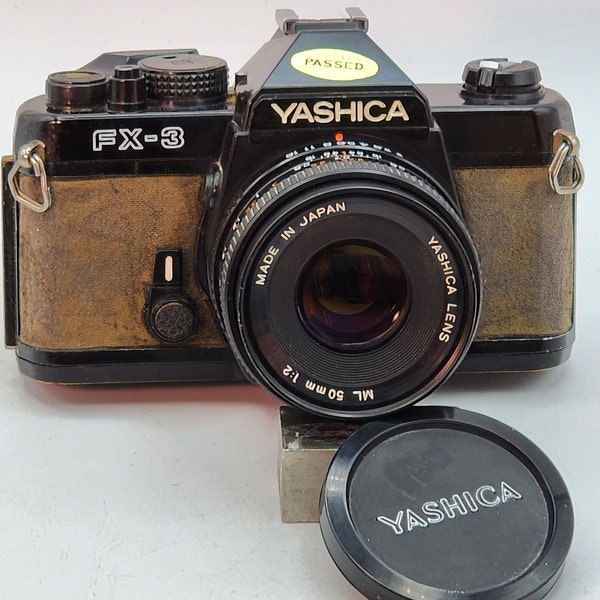 Yashica FX-3 35mm SLR camera with Yashica ML 50mm f2 1:2 Lens