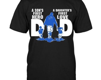 detroit lions dad shirt