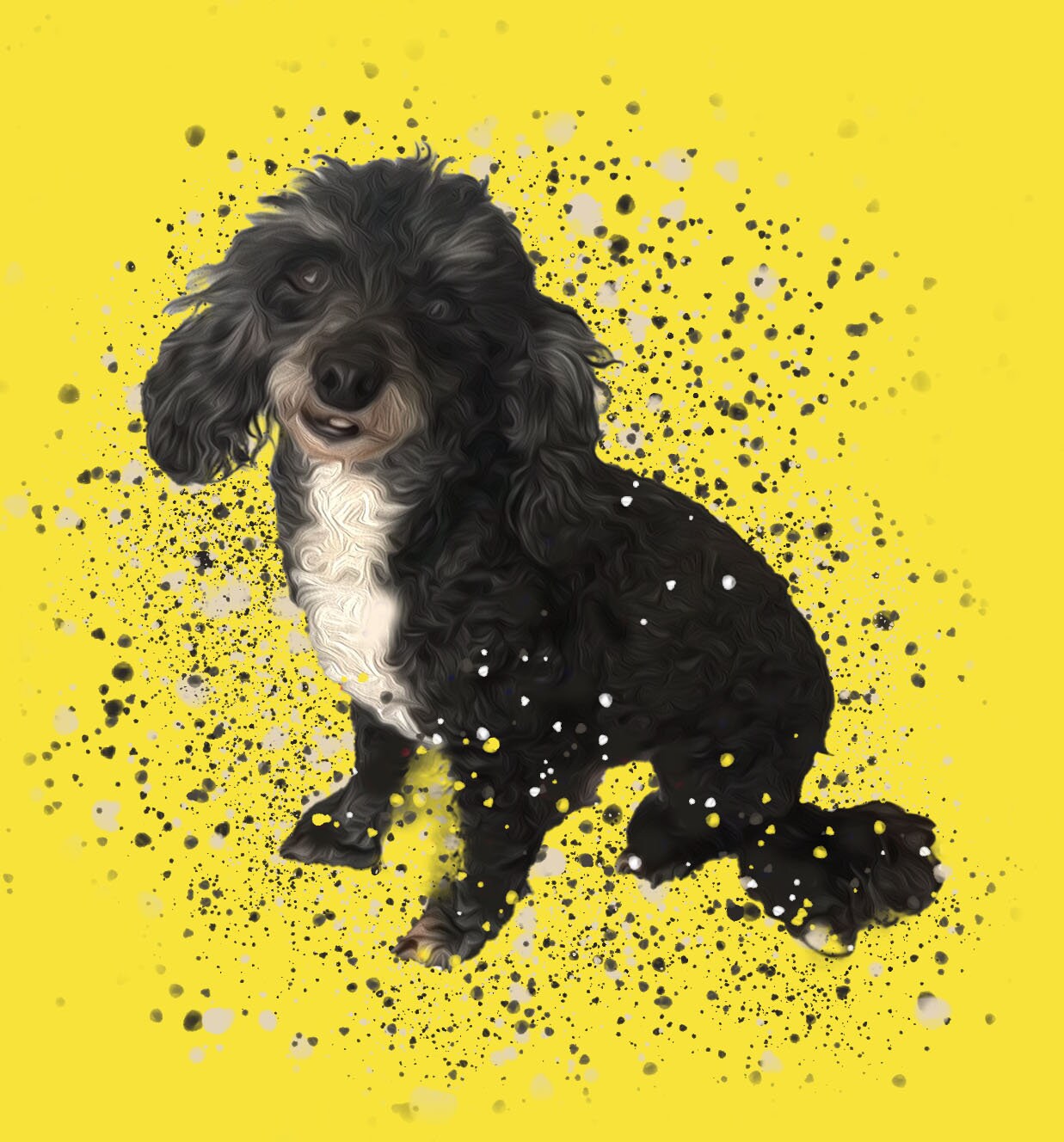 Custom Pet Wall Art Turn Your Pets Picture Into Art 3 Easy Etsy