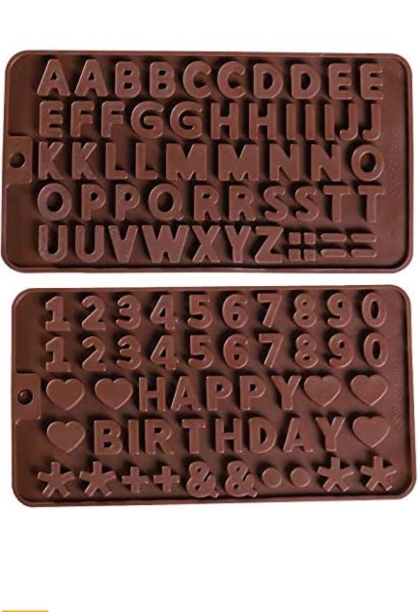 Mold Mold for Chocolate Letter Mold Number Mold Silicone Etsy