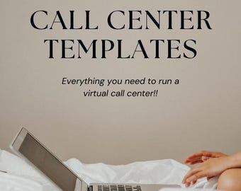 Virtual Call Center Start-Up Guide | Work From Home Business | Make Money Online | Call-Center Training Manual | Digital PDF