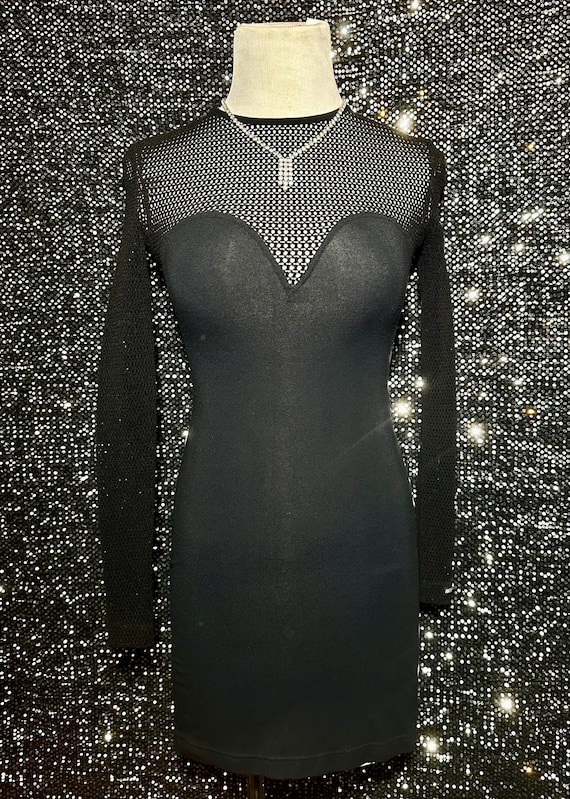 black fishnet bodycon dress Fishnet Bodycon Dress