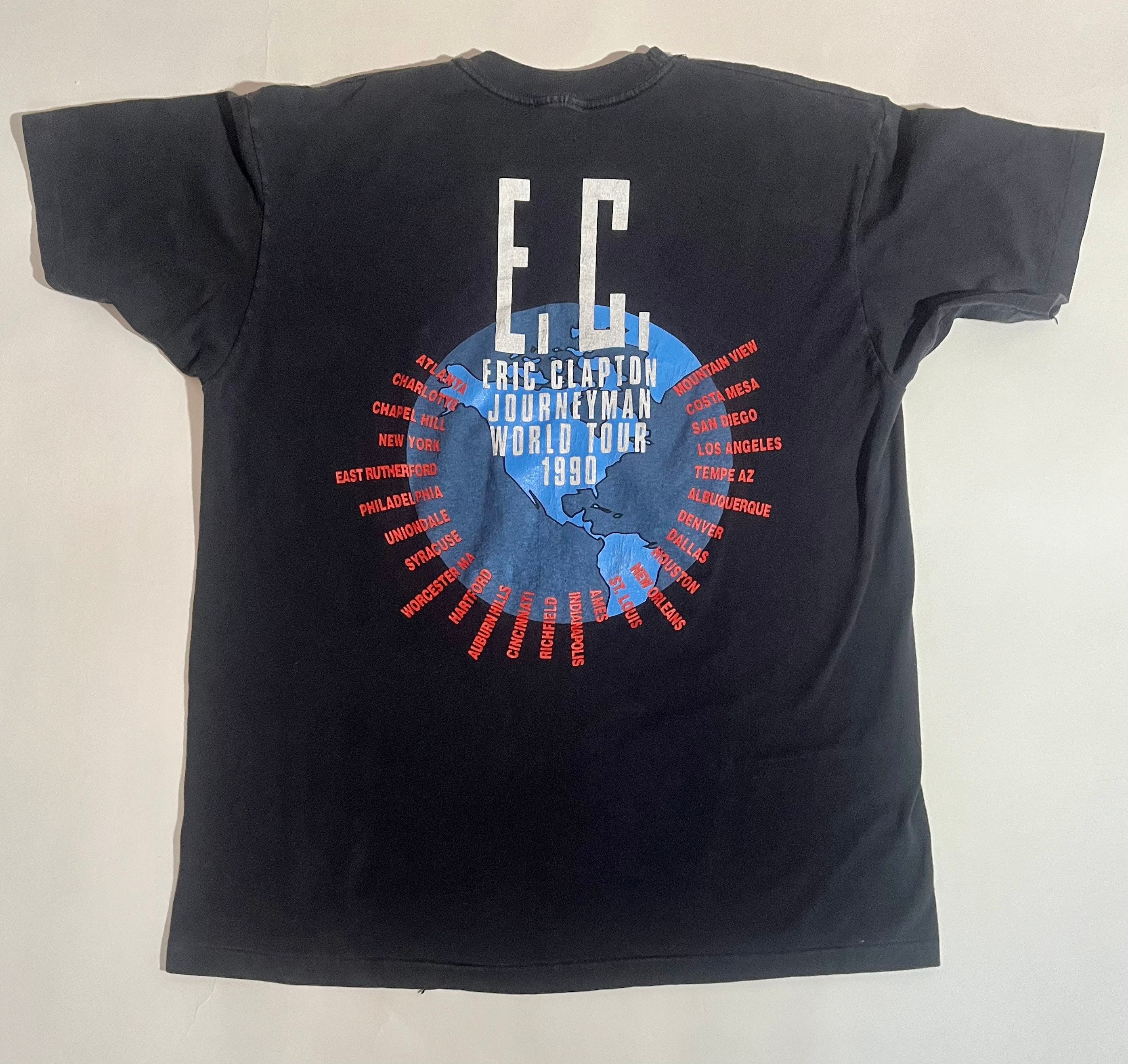 1990 Eric Clapton Journeyman Concert T-shirt - Etsy 1990 Eric Clapton Journeyman Concert T-shirt - Etsy