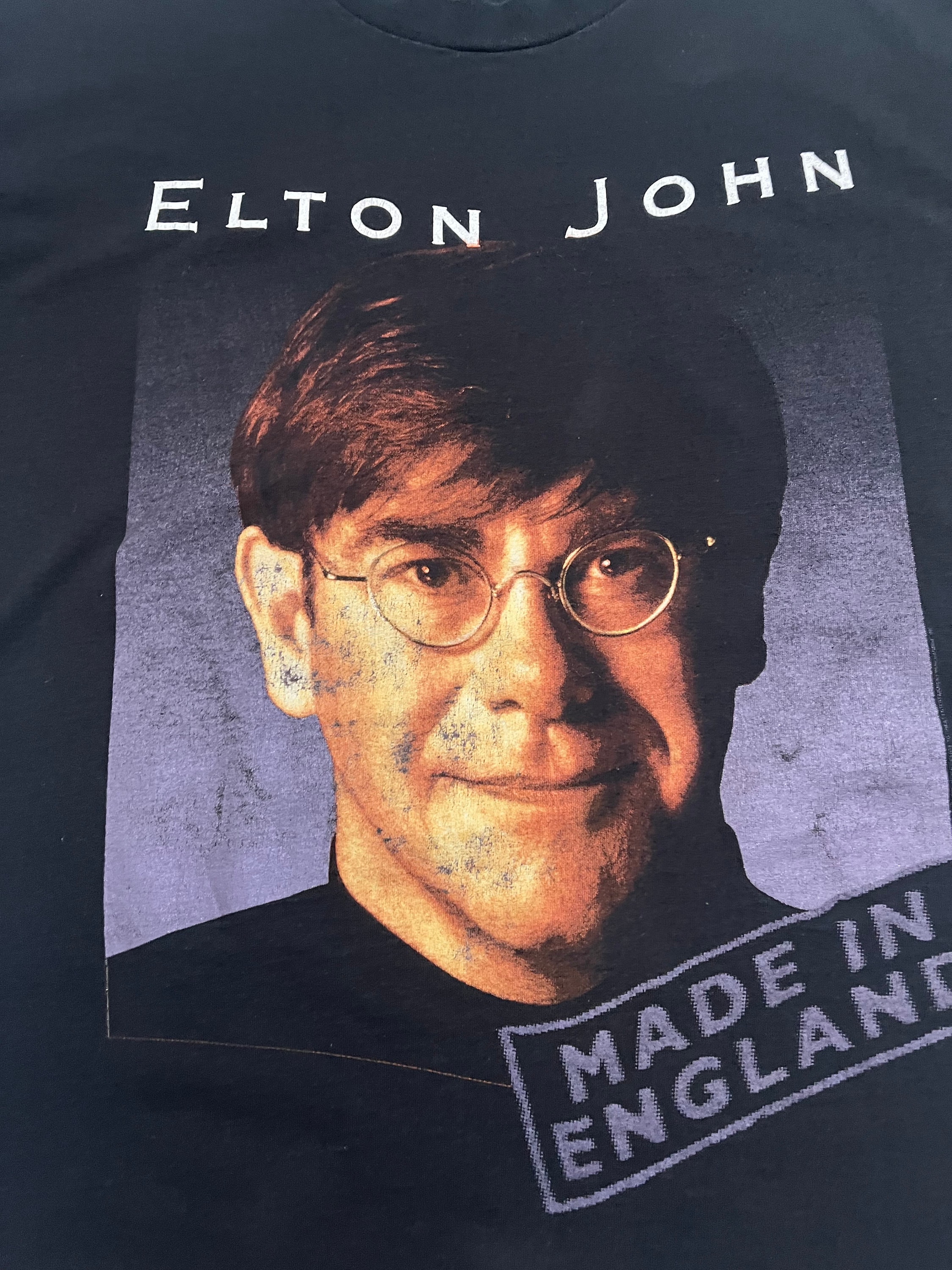 1995 Elton John Made in England for the USA Tour T-shirt - Etsy