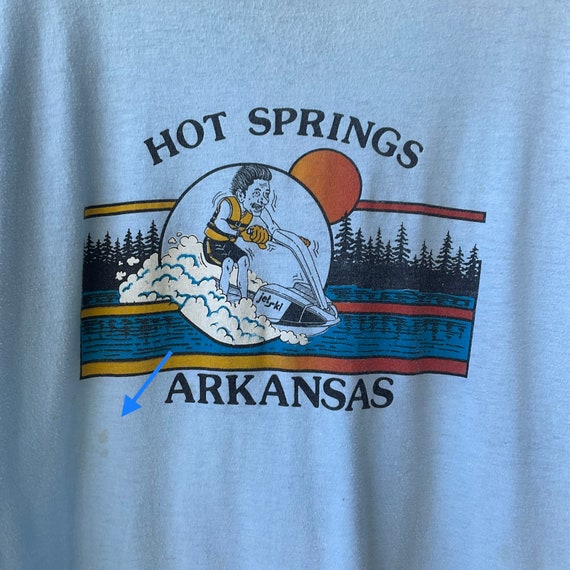 Vintage Hot Springs Arkansas Souvenir Tshirt Gem