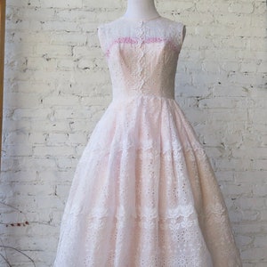 1950’s Pink Cocktail Dress.