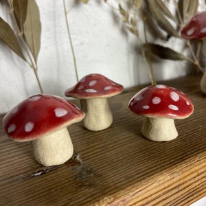 Keramik-Pilzfee Fliegenpilz