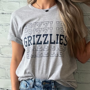 Memphis Grizzlies Tee | Grizz T-shirt | Memphis Shirt | Team Apparel | Basketball | Sports | Fan | Vinyl Shirt
