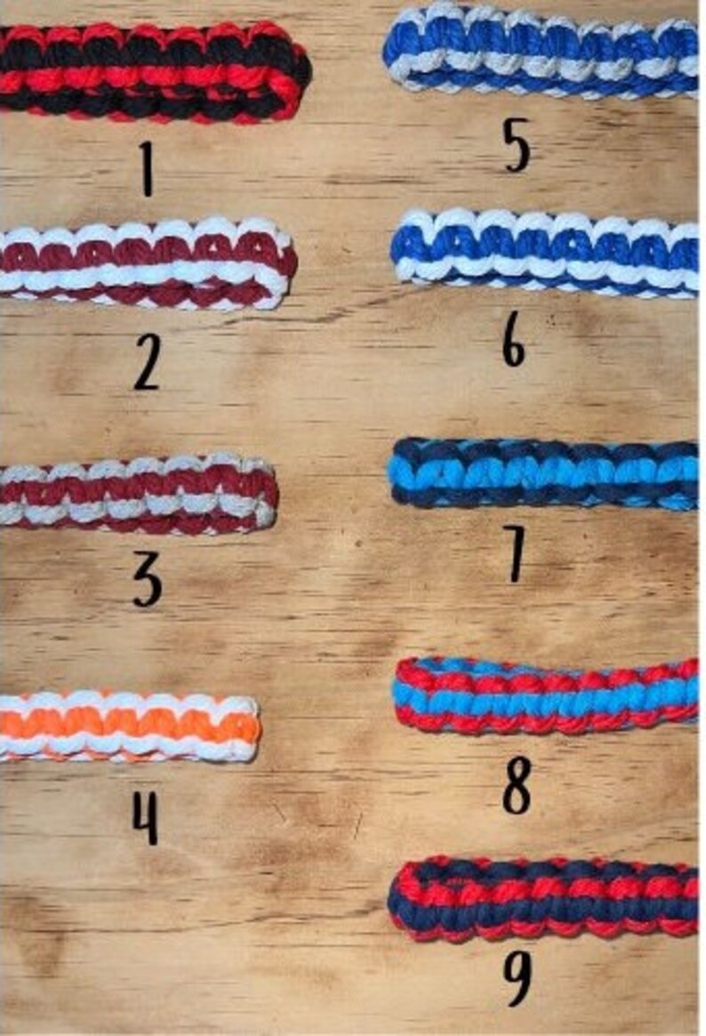 Macrame Sports Keychain Sports Team Wristlet Football Etsy