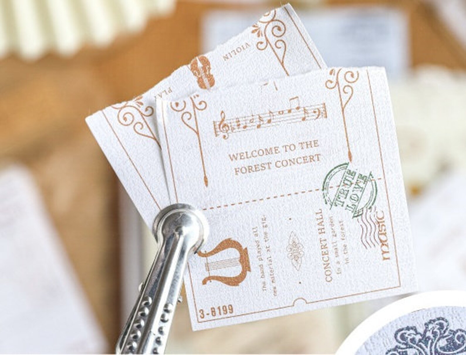 Antique Old Papers Notepads 5 Styles 50 Sheets. Forest Notepad. Concert