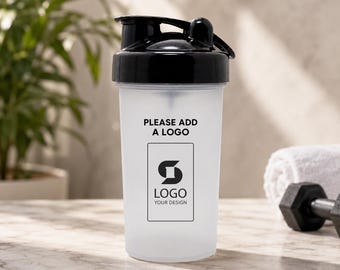 50 Pack Personalized Logo Protein Shaker Bottles | Custom 550ml Gym Shaker Cups | Bulk Corporate Gift | 6 Colors