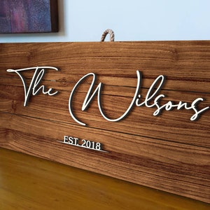 Personalized Wedding Gift, Last Name Established Sign, Family Name Sign, Wooden Sign, Custom Wood Sign, Anniversary gift, Couple Gift, Personalized Sign, Family Name, Wall Decor, Wooden Sign, welcome sign, Bar Sign, housewarming gift, christmas gift