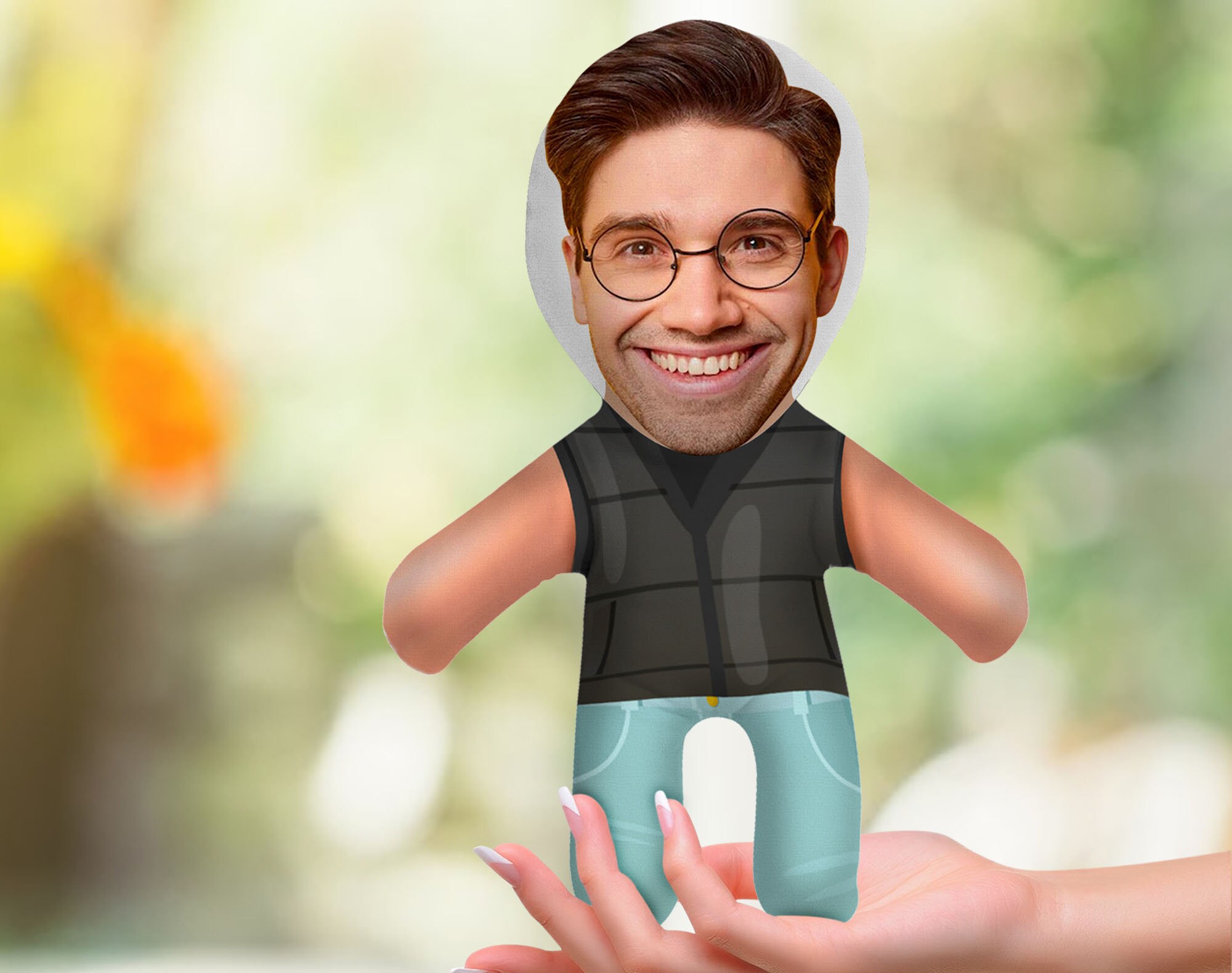 Personalized 3D Throw Face Pillow Customized Soft Face Etsy