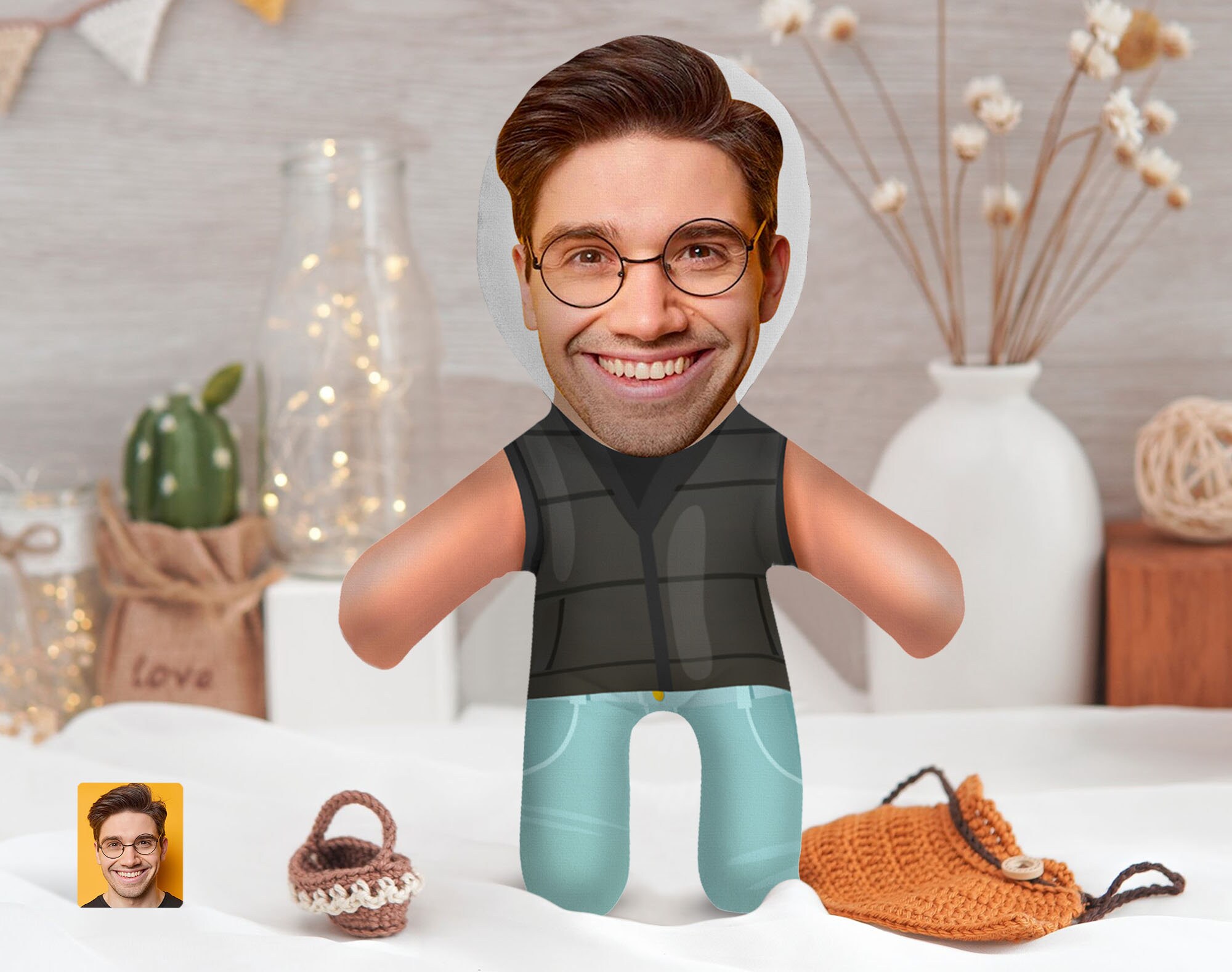 Personalized 3D Throw Face Pillow Customized Soft Face Etsy