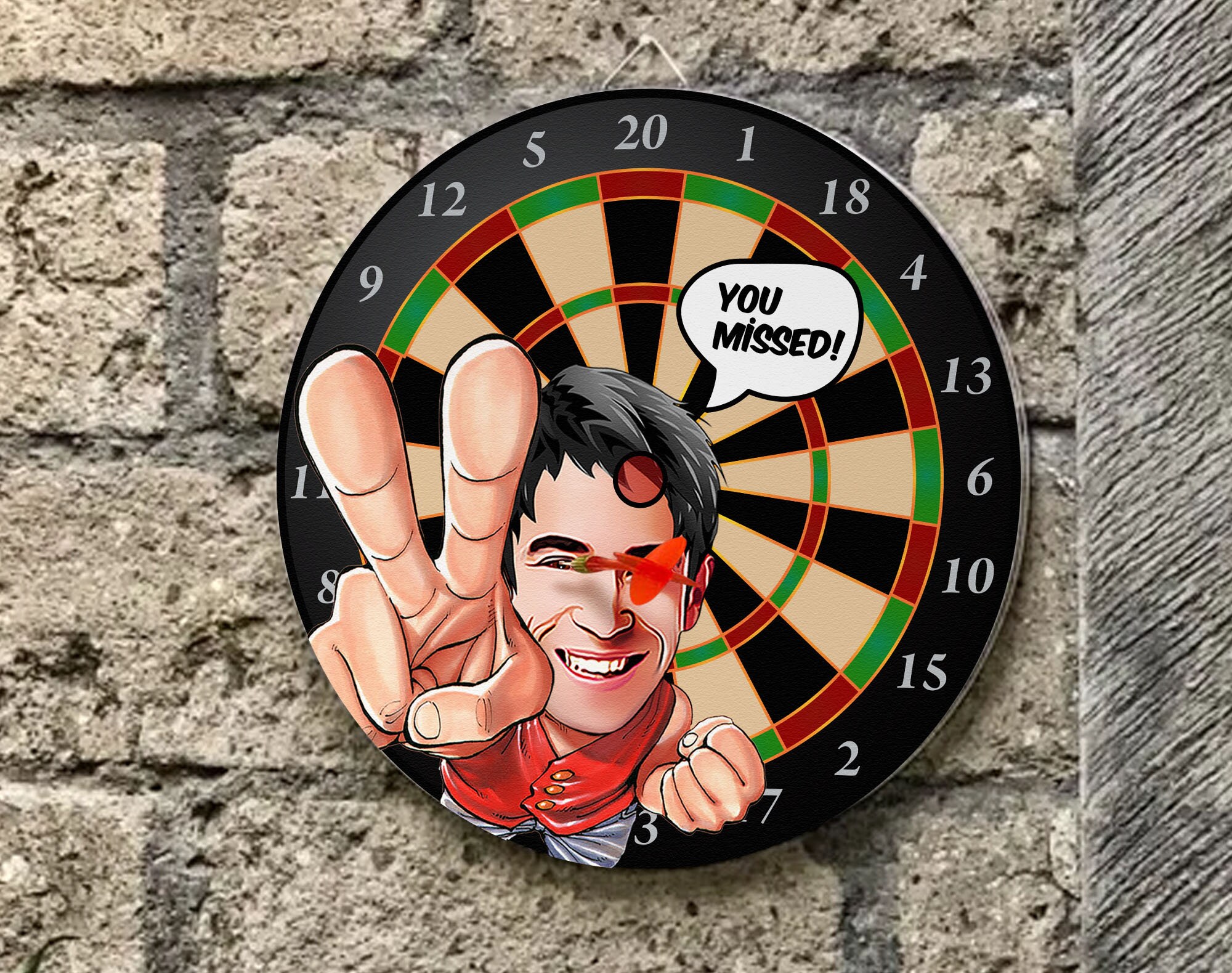 Personalized Cartoon Entertainment Dart Game 16 Inch Wall - Etsy UK Personalized Cartoon Entertainment Dart Game 16 Inch Wall - Etsy UK