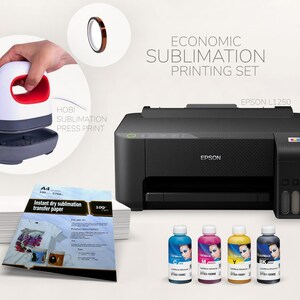 Kit Impresora de Sublimacion Epson L3250 + Hojas + Tintas