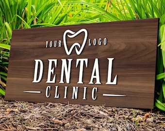Personalized Wooden Logo Sign, Wooden Sign,  Custom Wood Office Sign, Business Commerical Signage, Shop Logo Sign, Laser Cut Logo Sign