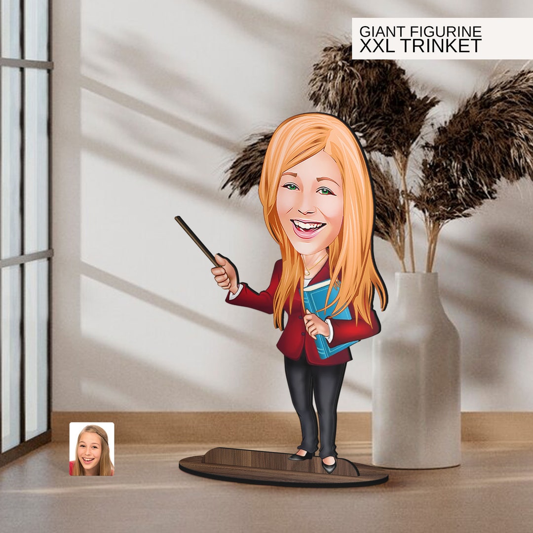 Personalisiertes 3D Cartoon Foto Auf Eisen – Individueller Portrait-Rahmen Als Geschenk