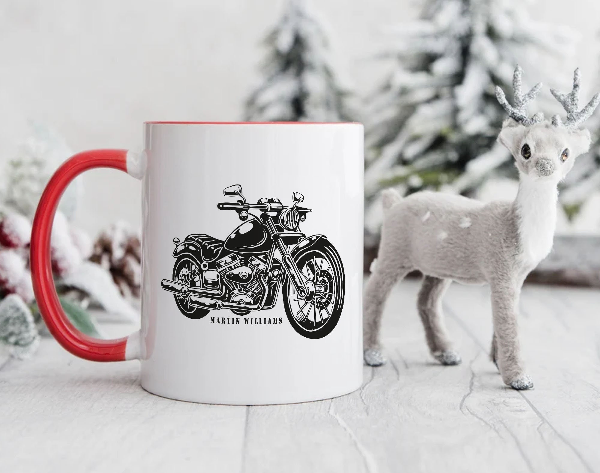 COFFEE MUG MOTO DLVRD RIDE MOTO NEW Mug Black & White FOX FMF Ceramic 3.8”