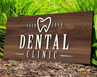 Personalized Wooden Logo Sign, Wooden Sign,  Custom Wood Office Sign, Business Commerical Signage, Shop Logo Sign, Laser Cut Logo Sign