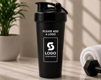 50 Pack Personalized Logo Protein Shaker Bottles | Custom 650ml Gym Shaker Cups | Bulk Corporate Gifts | 6 Colors