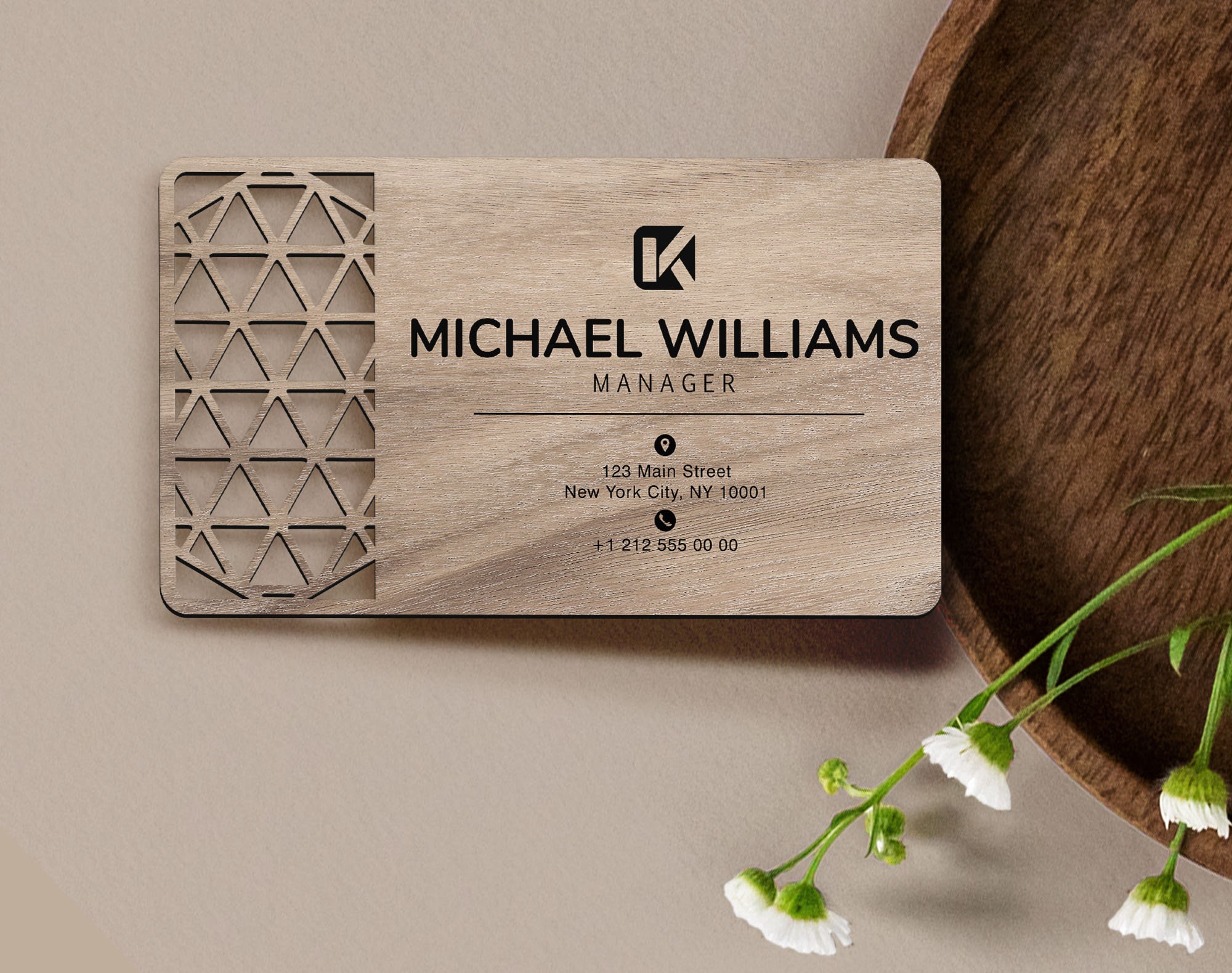 Wood Business Cards — PlasmaDesign