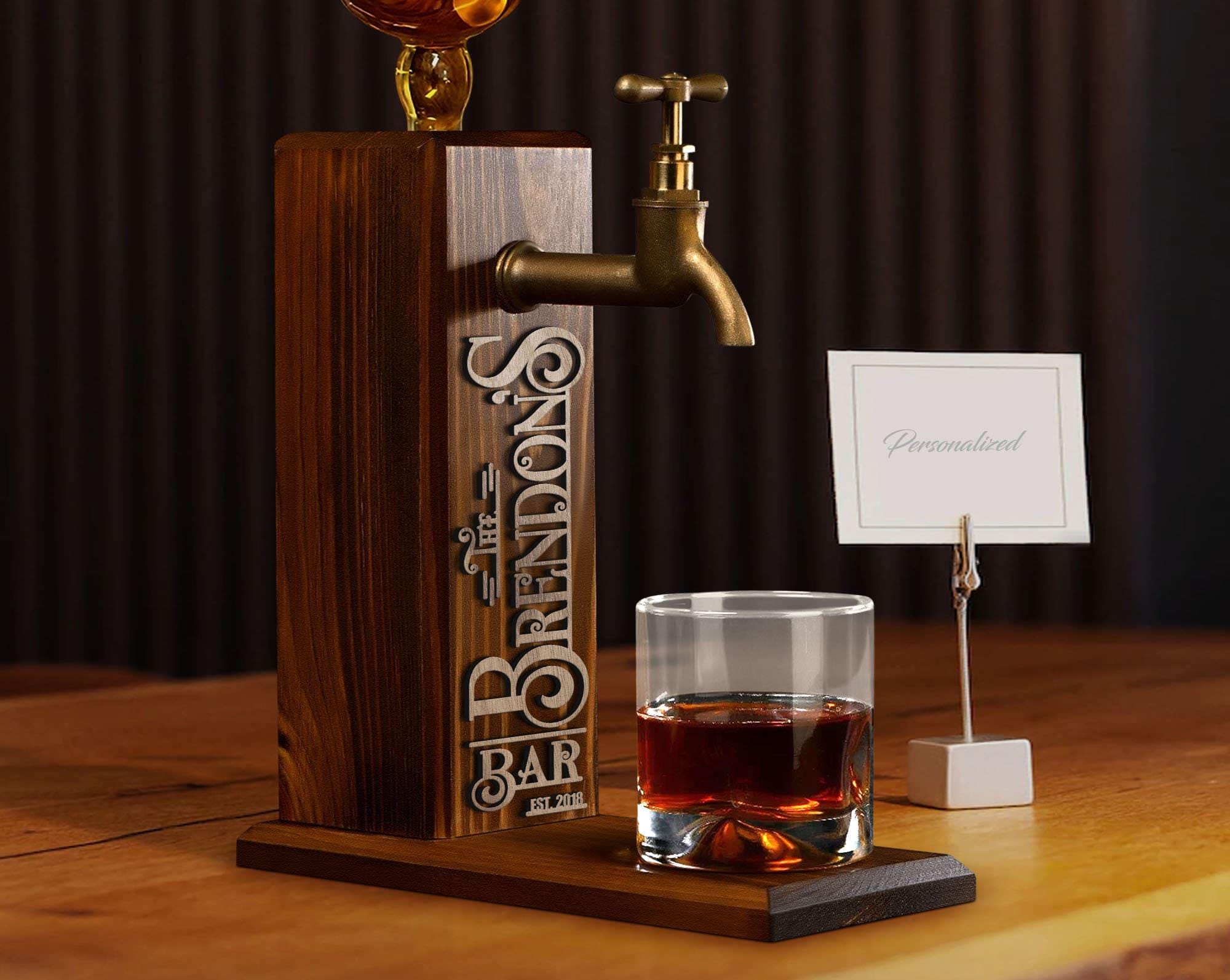 Whiskey bottle stand - Etsy 日本