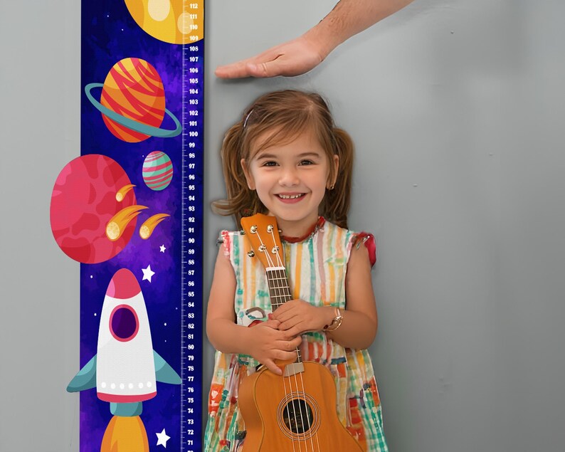 First Girl Ruler Personalized Growth Chart, Kids Growth Chart, Kids Room Decor, Wooden ...