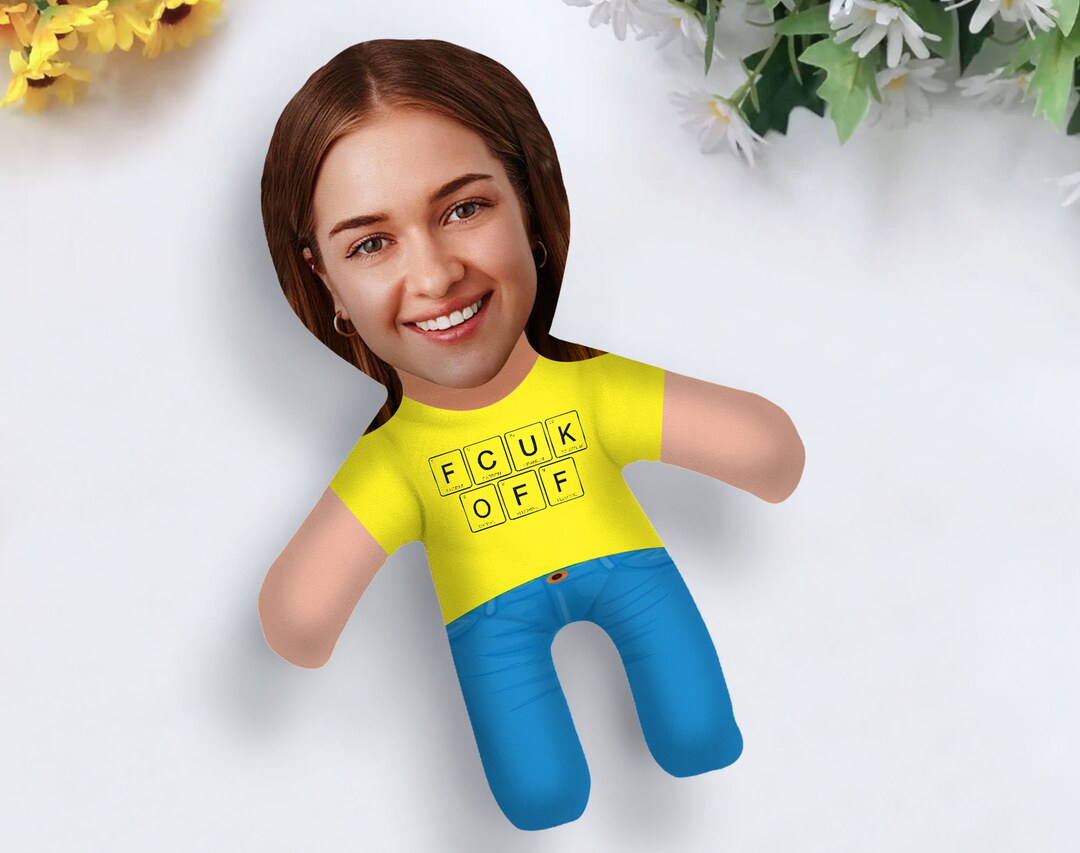 Personalized Naughty 3D Throw Face Pillow, Customized Soft Face Pillow, for Custom Face Pillow