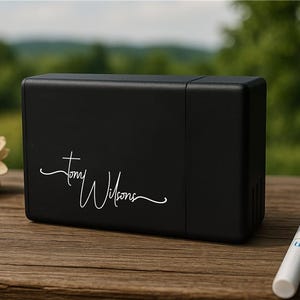 Portasigarette personalizzato con incisione laser, portasigarette regalo per fumatori, scatola per sigarette personalizzata, portasigarette in metallo, regalo per lui