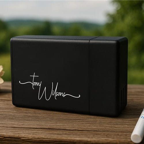 Personalized Laser Engraving Cigarette Holder, Cigarette Case Gift for Smoker, Custom Cigarette Box, Metal Cigarette Case, Gift for Him