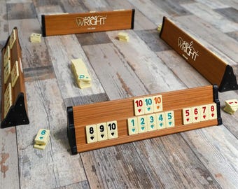 Juego de mesa Okey con espejo dorado y relieve personalizado, juego familiar, juego para fiestas al aire libre o en interiores, juego de mesa personalizado, regalo de fiesta