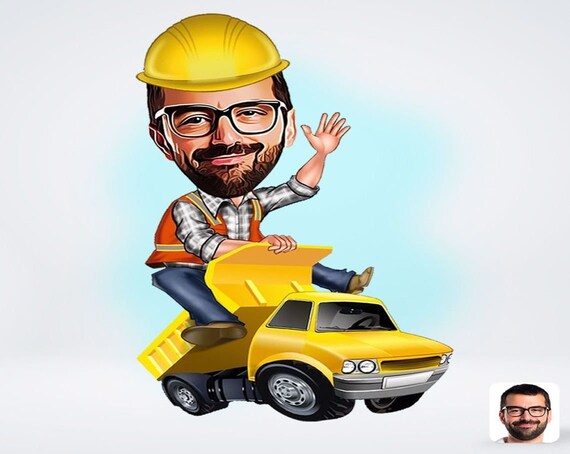 Personalized Male Engineer Drawing / Male Engineer Cartoon - Etsy Personalized Male Engineer Drawing / Male Engineer Cartoon - Etsy