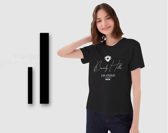 Camisetas personalizadas de Beverly Hills camisetas personalizadas camisetas elegantes y modernas de gran tamano regalo para ella regalo para el regalo elegante Etsy Espana