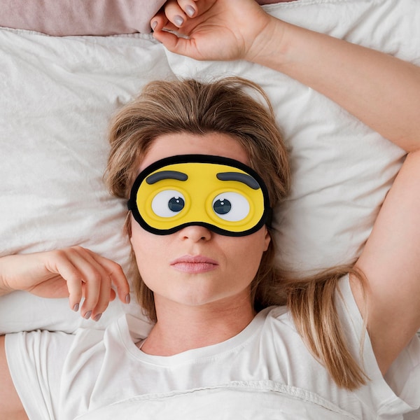 Emoji Sleep Mask Etsy