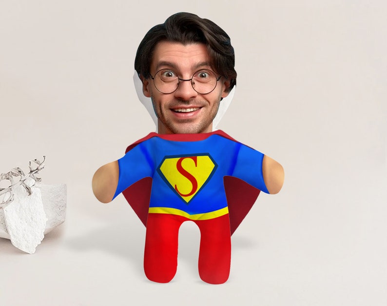 Personalized 3D Cloaked Superhero Throw Face Pillows Etsy