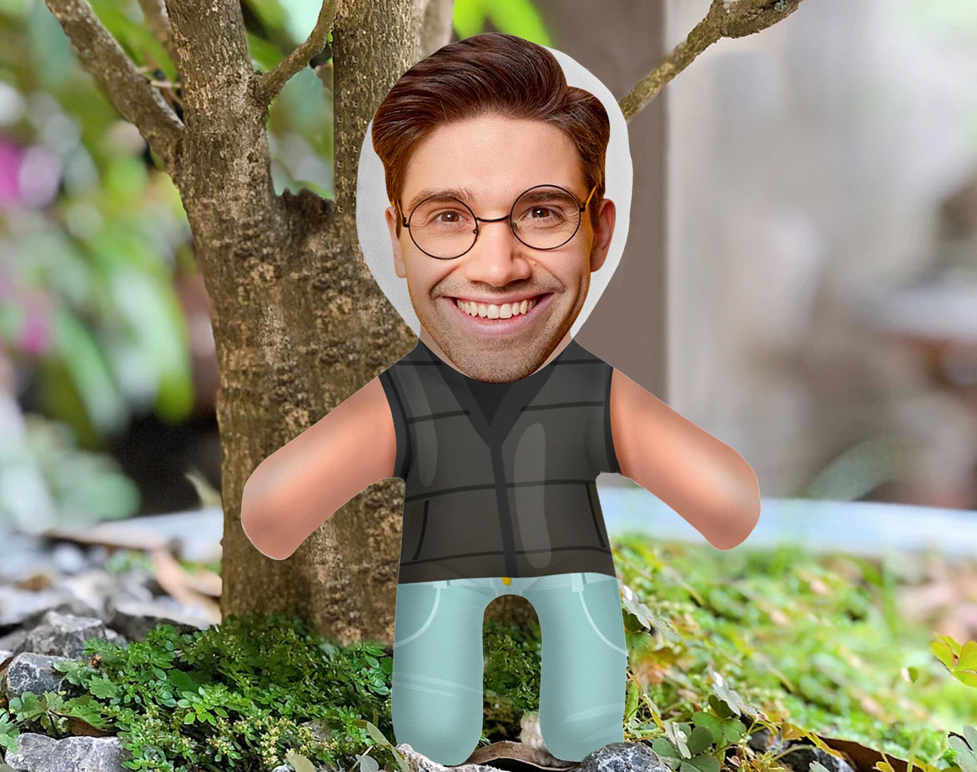 Personalized 3D Throw Face Pillow Customized Soft Face Etsy