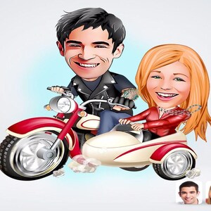Personalized Couple Drawing / Couple Cartoon Drawing / Couple Drawing